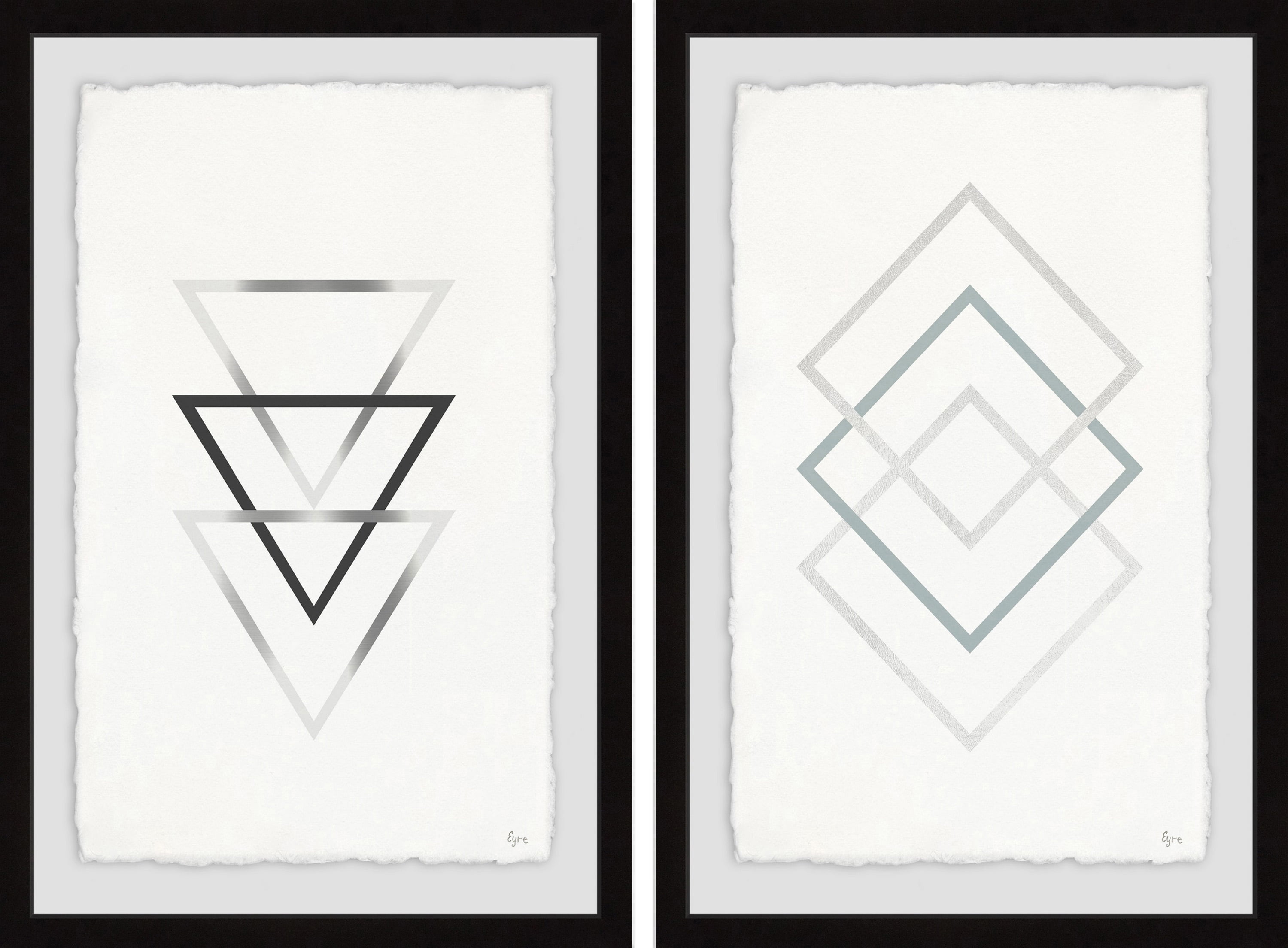 Sharp Edges Diptych