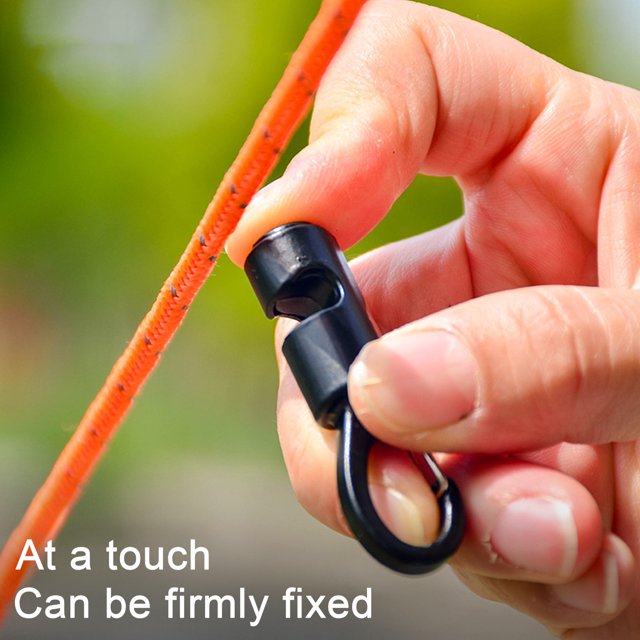 LJNYFDC Survival Buckle Multifunction Buckle Aluminum Alloy Tent Windproof Rope Hanger Strong Load Bearing Portable Travel Kit Survival Gear