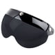 thumbnail image 1 of Visera para casco retro universal con 3 broches a prueba de viento, protección solar, visera para casco de motocicleta de media cara, 1 of 8