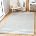 thumbnail image 2 of SAFAVIEH Metro Shelby Striped Area Rug, Grey/Blue, 6' x 9', 2 of 8