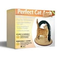 Perfect Cat Self Grooming Arch Toy & Post with Cat Mouse Toy, Bristles