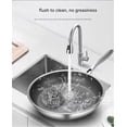 thumbnail image 4 of Accurateg Pans, Stainless Steel Hammered Pan Pro, Chinese Style Small Wok Non-stick Household Frying Pan Kitchenware, For Cooking, Heats Quickly, Cooks Evenly (10.23in), 4 of 7