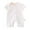 White, variant on THDHVS Newborn Casual Outfits,Summer Onesies Jumpsuit for Newborn ,Kid Summer Thin Newborn Print Round Neck Short Sleeve Short SuitRompers Orange 0-3 Months