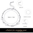 thumbnail image 4 of Pulsera de Plata para Mujer, Brazalete Elegante, Pulseras con dijes de Corazón, Joyeria para Mujer, Regalos para Ella, 4 of 4