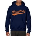 thumbnail image 5 of UGP Campus Apparel Houston Baseball Script - Hometown Pride, Pitcher Hoodie - Medium - Navy, 5 of 6