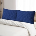 thumbnail image 1 of Amorosa Fundas de Almohadas Impermeable de Triple Capa 2 Piezas Funda de Almohada Sofá Transpirable Protector de AlmohadaI Lavable Máquina para Hogar Hotel Azul Estándar-50*80cm, 1 of 7