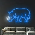 thumbnail image 5 of Handmadetneonsign Rhinoceros Neon Sign, Rhinoceros Led Sign, Rhinoceros Led Light, Animal Neon Sign, 5 of 5