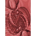 thumbnail image 1 of Ahgly Company Machine Washable Indoor Rectangle Transitional Orange Area Rugs, 2' x 5', 1 of 7