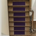 thumbnail image 2 of Ambiant Kids Solid Color Area Rugs Purple - 8" x 24" Stair Treads (Set Of 13), 2 of 2