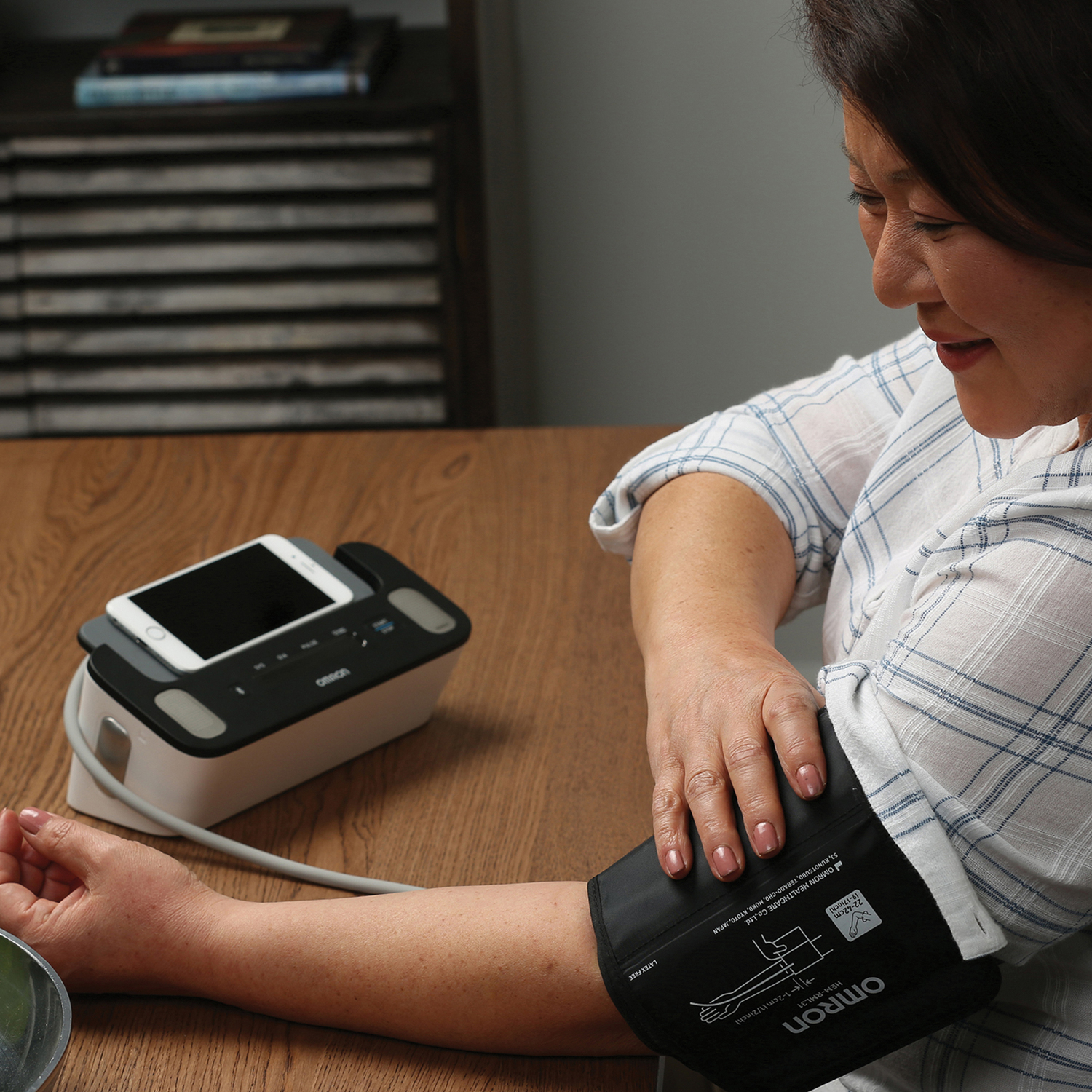 Omron Complete Wireless Upper Arm Blood Pressure Monitor and Single-Lead EKG Monitor
