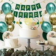 thumbnail image 4 of 18th Birthday Decoration, Boy Girl Green Gold 18th Birthday Decoration Balloons with Birthday Banner 18th Birthday Confetti Balloons for 18th Birthday Decoration Women Man, 4 of 7
