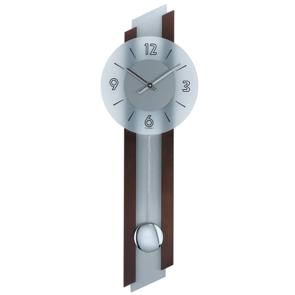 Modern wall clock with quartz movement from AMS AM W7207/1