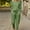 Army Green, variant on Babysbule Womens Tops Sets Blouse Fashion Woman Long Sleeve Blouse +Loose Pants Sets Fall Fahion