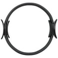 thumbnail image 1 of GoZone Pilates Ring, Yoga Fitness Circle for Leg and Arm Exercise, Black, 15 Inch, 1 of 9