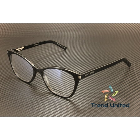 SAINT LAURENT SL 287 SLIM 001 Cat Eye Acetate Black 54mm Women's Eyeglasses