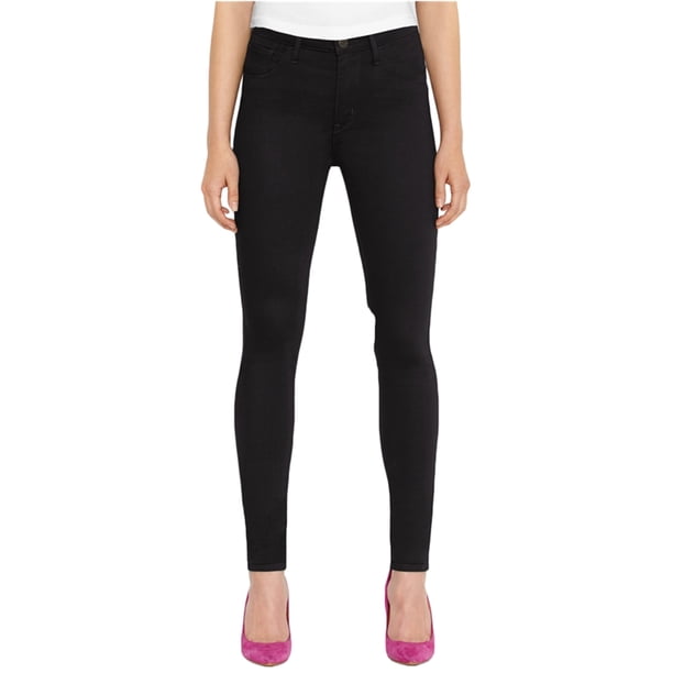 Levi's Solft Straight Leg Jeans para mujer, negro, 33 de largo Levis Pierna recta