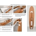 thumbnail image 3 of Surf Board Stand-Up, Heavy Cardstock Prop, 6' x 15.75", (1/Box), 3 of 7