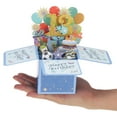 thumbnail image 5 of 70th Birthday Card, Pop-Out Birthday Card Happy Birthday with Greeting Card and Envelope for Boy Women Friend, Blue, 5 of 6