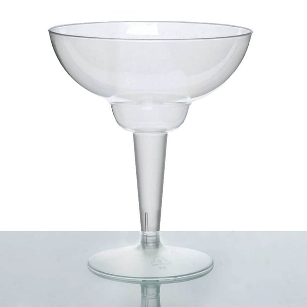 Balsa Circle Clear 10 Pieces 10 oz Disposable Plastic Margarita Glasses