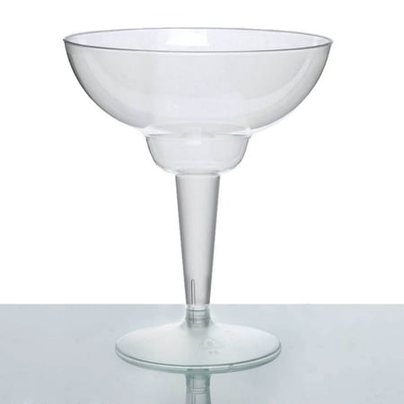 Plastic Margarita Glasses Target BalsaCircle Clear 10 pcs 12 oz Disposable Plastic Margarita Glasses - Wedding Reception Party Buffet Catering Tableware ()