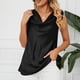 thumbnail image 5 of Camiseta sin mangas de verano para mujer, cuello vuelto, sin mangas, suelta, informal, elegante, básica, camisetas sin mangas, negro M, 5 of 8