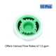 thumbnail image 3 of Uxcell G1/2 POM Limitador de flujo 1.2pgm Reductor de flujo de agua para cabezal de ducha 10 Pcs Verde 0.56 x 0.54 pulgadas, 3 of 5