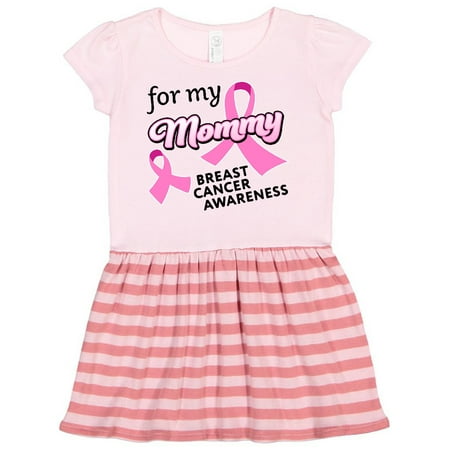 

Inktastic For My Mommy - Breast Cancer Awareness Gift Toddler Girl Dress