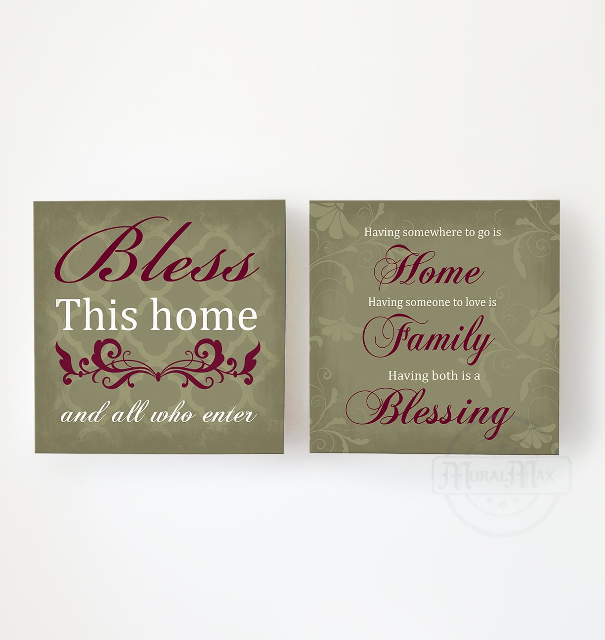 Home Family Blessing Framed Canvas main image 0