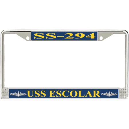 USS Escolar SS-294 License Plate Frame