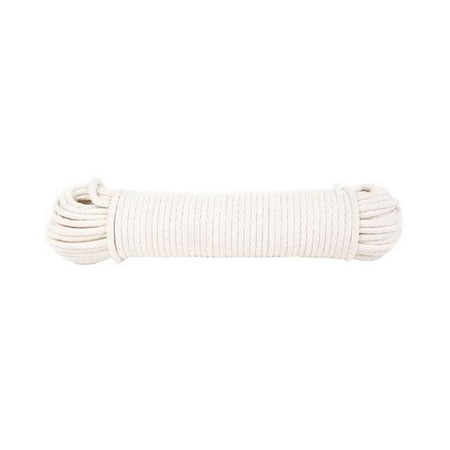 

Koch 7024171 0.25 in. x 50 ft. Natural Solid Braided Cotton Poly Blend Sash Cord