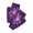 Dark Purple, variant on Casual Outdoor Gloves with Embroidered Flower Pattern, Soft Acrylic Texture, Easy Cool-Day Carry Companion Appeal