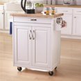 thumbnail image 2 of Dorel Living Kitchen Island, White, 2 of 7