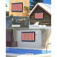 thumbnail image 4 of 4th of July Striped Outdoor TV Cover 52 to 55 Inch Weatherproof, Independence Day Star 600D Oxford TV Covers with Waterproof Zipper, Outside Flat TV Screen Protector Size 52"W x 19"H x 4.5"D, 4 of 7