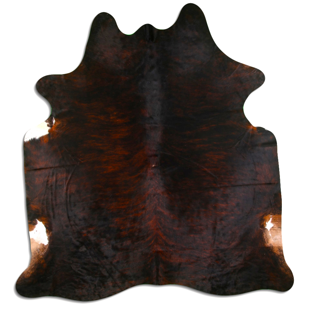 93CP 8 Ft X 7 Ft Hair On Leather Cowhide From Brazil Skin Rug Carpet