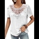 thumbnail image 2 of Blusas Tipo Túnica de Corta para Mujer, Estilo Informal, con Encaje L, 2 of 9