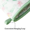 thumbnail image 6 of Martha Stewart Amber Floral Oven Mitt & Pot Holder Set 2-Pack, Pink/Yellow, OM: 7"x13" & PH: 7"x10", 6 of 14