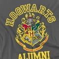 thumbnail image 3 of Harry Potter Hogwarts Alumni Women's Boxy Cropped T-Shirt Casual Graphic Tee, 3 of 6