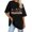 Black, variant on Oversized Tops for Teachers Comfort Colors Tshirt Plus Size Long Sleeve Tops Back To School Shirts for Teachers Gray 3XL