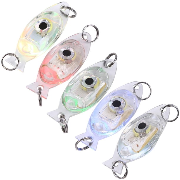 Lámpara de atracción de pesca submarina portátil Accesorios de pesca con señuelo (rojo)