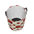 thumbnail image 3 of Bingfone Fruit Apples Waterproof Foldable Laundry Hamper Bucket With Handles For Storage Bin,Clothes Hamper (Small), 3 of 8