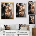 thumbnail image 4 of DESIGN ART Designart "Gold And Black Marble Expression Iii" Abstract Marble Canvas Wall Art 34 in. wide x 44 in. high, 4 of 5