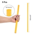 thumbnail image 2 of Uxcell ABS Styrene Stick Solid Bar Model for DIY Toys Building Making Architectural Model Making Yellow 5Pcs 9/50" x 20", 2 of 7