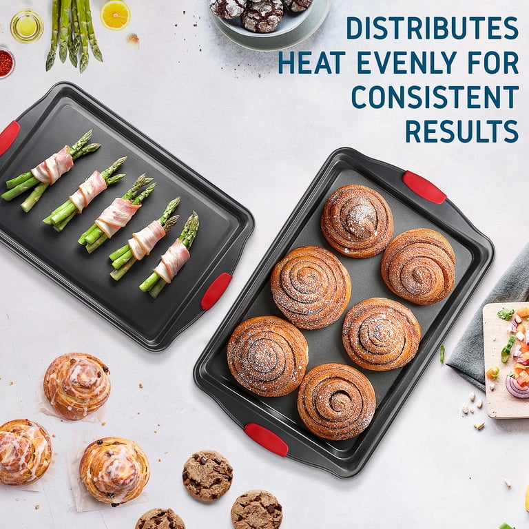 LammaLoe Carbon Steel 2-Piece Nonstick Baking Sheet Set photo 6