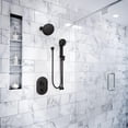 thumbnail image 2 of Moen 3670EPBL 5-Function Massaging Handshower with Toggle Pause, includes 30-Inch Slide Bar and 69-Inch Hose, Matte Black, 2 of 4