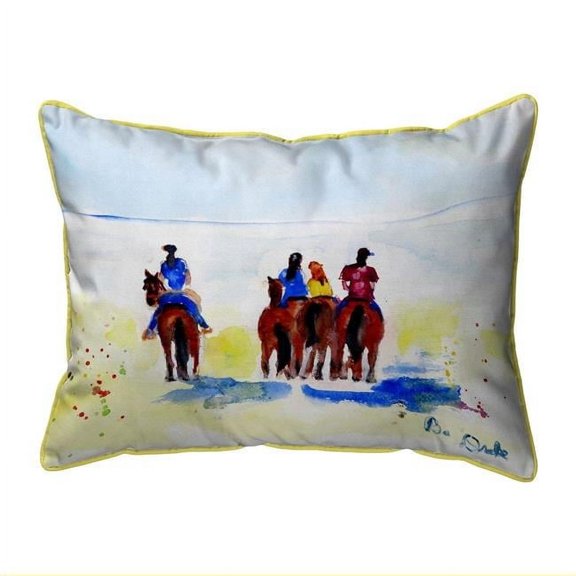 Betsy Drake HJ892 16 x 20 in. Beach Riders Large Indoor & Outdoor Pillow