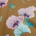 thumbnail image 1 of oneOone Polyester Lycra Dark Mustard Fabric Leaves & Floral Craft Projects Decor Fabric Printed By The Yard 56 Inch Wide, 1 of 1