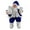 Blue, variant on ToyKingdee Festive Santa Doll Figurine for Home Decoration, Chef