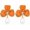 Orange/Teardrop Pearl, variant on Leander Boho Flower Earrings for Women, Gold Plated Enamel Floral Statement Dangle Earrings, Lightweight Hypoallergenic Drop Earrings for Daily Wear, Vacation & Special Occasions