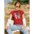 thumbnail image 2 of Love Raccoons T-Shirt Women -Smartprints Designs, Female 3X-Large, 2 of 4