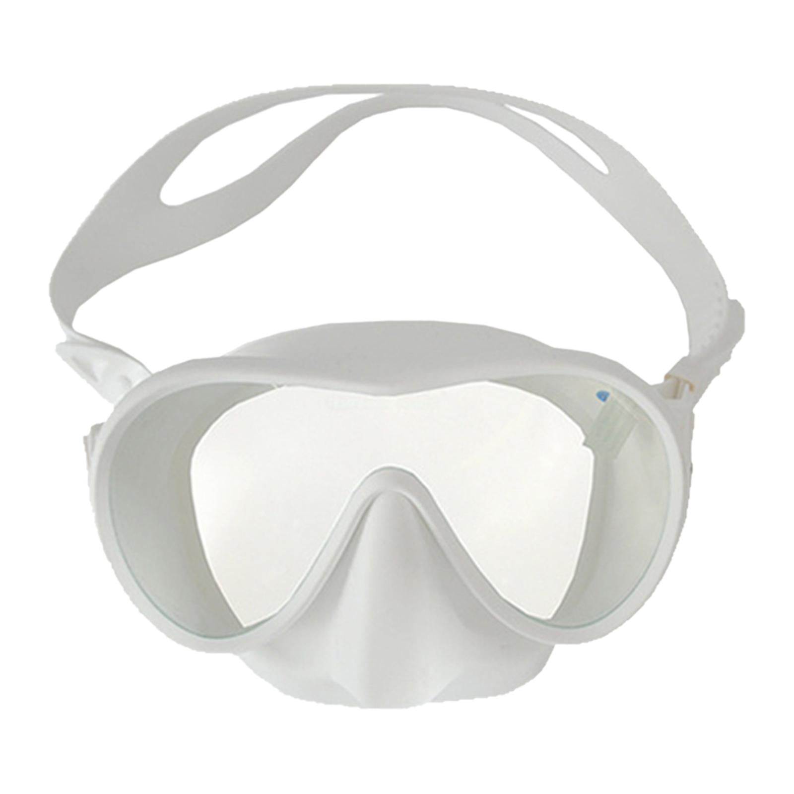 Full Face Snorkel Goggles Anti Fog with Nose Cover Adjustable Headband